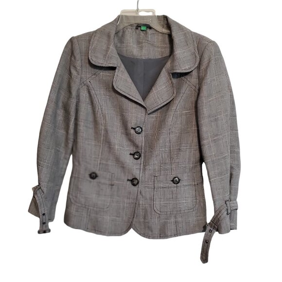 United Colors of Benetton Plaid Jacket - Picture 2 of 12